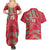 Custom Namibia Football Couples Matching Summer Maxi Dress and Hawaiian Shirt Go Namibia Warriors - Wonder Print Shop