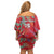 Custom Namibia Football Off Shoulder Short Dress Go Namibia Warriors - Wonder Print Shop