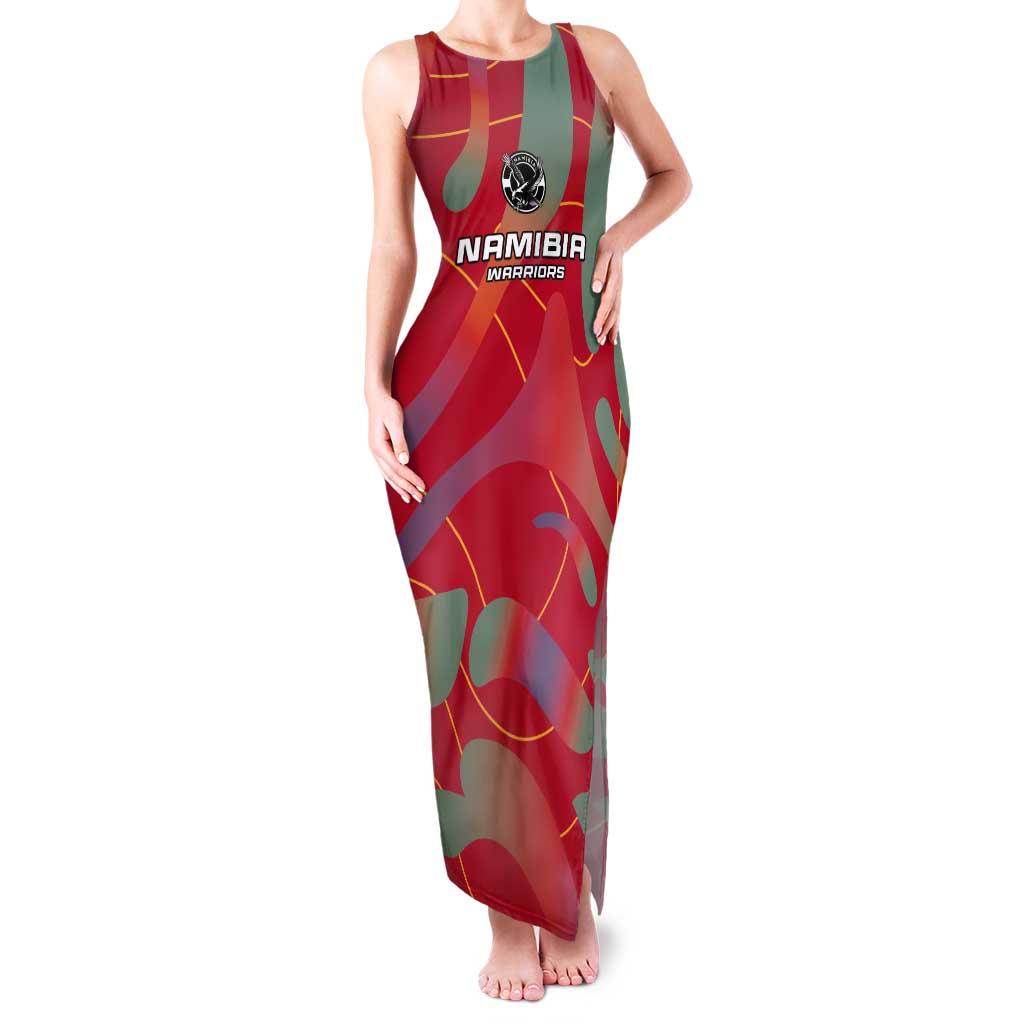 Custom Namibia Football Tank Maxi Dress Go Namibia Warriors