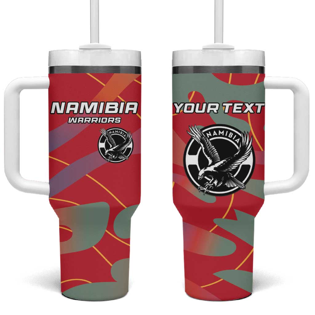 Custom Namibia Football Tumbler With Handle Go Namibia Warriors