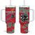 Custom Namibia Football Tumbler With Handle Go Namibia Warriors - Wonder Print Shop