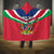 Personalised Namibia Independence Day Hooded Blanket Coat Of Arms With Flag Map