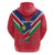 Personalised Namibia Independence Day Hoodie Coat Of Arms With Flag Map - Wonder Print Shop