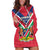 Personalised Namibia Independence Day Hoodie Dress Coat Of Arms With Flag Map - Wonder Print Shop