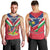 Personalised Namibia Independence Day Men Tank Top Coat Of Arms With Flag Map