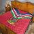 Personalised Namibia Independence Day Quilt Coat Of Arms With Flag Map - Wonder Print Shop