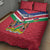 Personalised Namibia Independence Day Quilt Bed Set Coat Of Arms With Flag Map - Wonder Print Shop