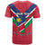 Personalised Namibia Independence Day T Shirt Coat Of Arms With Flag Map