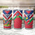 Personalised Namibia Independence Day Tumbler Cup Coat Of Arms With Flag Map