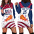 Custom United States Basketball Hoodie Dress Go Champions