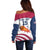 Custom United States Basketball Off Shoulder Sweater Go Champions