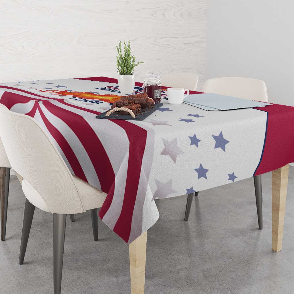 Custom United States Basketball Tablecloth Go Champions