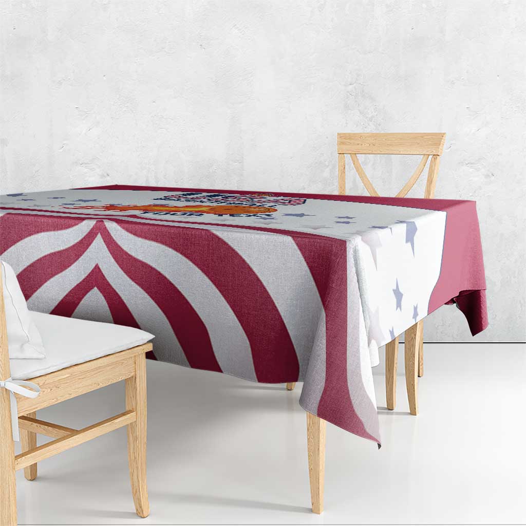 Custom United States Basketball Tablecloth Go Champions