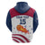 Custom United States Basketball Zip Hoodie Go Champions