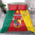 Cameroon National Day Bedding Set Coat Of Arms With Lion