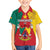 Personalised Cameroon National Day Family Matching Long Sleeve Bodycon Dress and Hawaiian Shirt Coat Of Arms With Lion