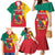 Personalised Cameroon National Day Family Matching Mermaid Dress and Hawaiian Shirt Coat Of Arms With Lion