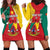 Personalised Cameroon National Day Hoodie Dress Coat Of Arms With Lion