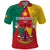 Personalised Cameroon National Day Polo Shirt Coat Of Arms With Lion