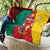 Cameroon National Day Quilt Coat Of Arms With Lion