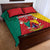 Cameroon National Day Quilt Bed Set Coat Of Arms With Lion