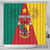 Cameroon National Day Shower Curtain Coat Of Arms With Lion