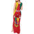 Personalised Cameroon National Day Tank Maxi Dress Coat Of Arms With Lion