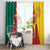 Cameroon National Day Window Curtain Coat Of Arms With Lion