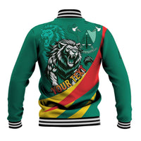 Personalised Happy Cameroon National Day Baseball Jacket May 20 Cameroun