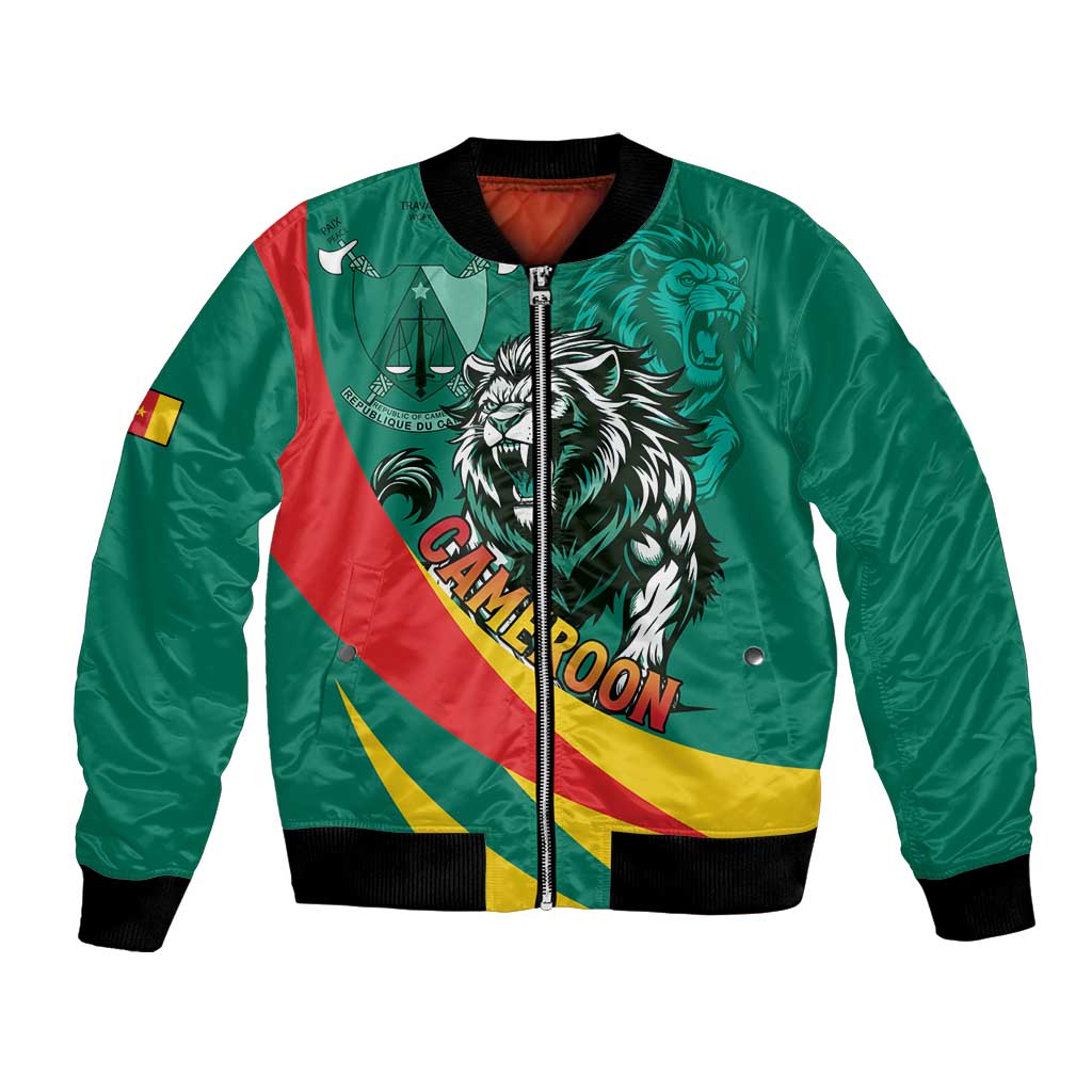 Personalised Happy Cameroon National Day Bomber Jacket May 20 Cameroun