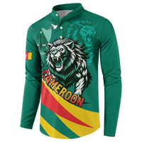 Personalised Happy Cameroon National Day Button Sweatshirt May 20 Cameroun