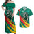 Personalised Happy Cameroon National Day Couples Matching Off Shoulder Maxi Dress and Hawaiian Shirt May 20 Cameroun