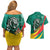 Personalised Happy Cameroon National Day Couples Matching Off Shoulder Short Dress and Hawaiian Shirt May 20 Cameroun