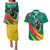 Personalised Happy Cameroon National Day Couples Matching Puletasi and Hawaiian Shirt May 20 Cameroun