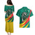 Personalised Happy Cameroon National Day Couples Matching Puletasi and Hawaiian Shirt May 20 Cameroun