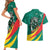 Personalised Happy Cameroon National Day Couples Matching Short Sleeve Bodycon Dress and Hawaiian Shirt May 20 Cameroun