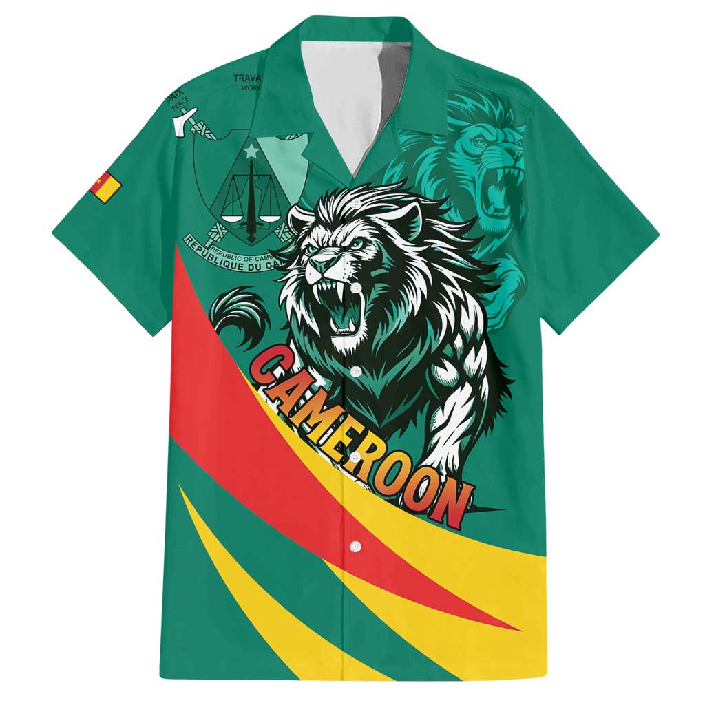 Personalised Happy Cameroon National Day Hawaiian Shirt May 20 Cameroun