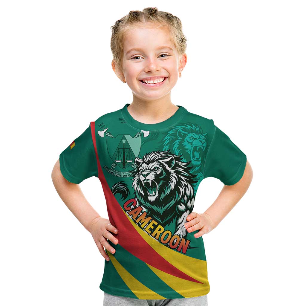 Personalised Happy Cameroon National Day Kid T Shirt May 20 Cameroun