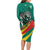 Personalised Happy Cameroon National Day Long Sleeve Bodycon Dress May 20 Cameroun