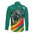 Personalised Happy Cameroon National Day Long Sleeve Button Shirt May 20 Cameroun