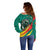 Personalised Happy Cameroon National Day Off Shoulder Sweater May 20 Cameroun