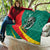 Personalised Happy Cameroon National Day Quilt May 20 Cameroun