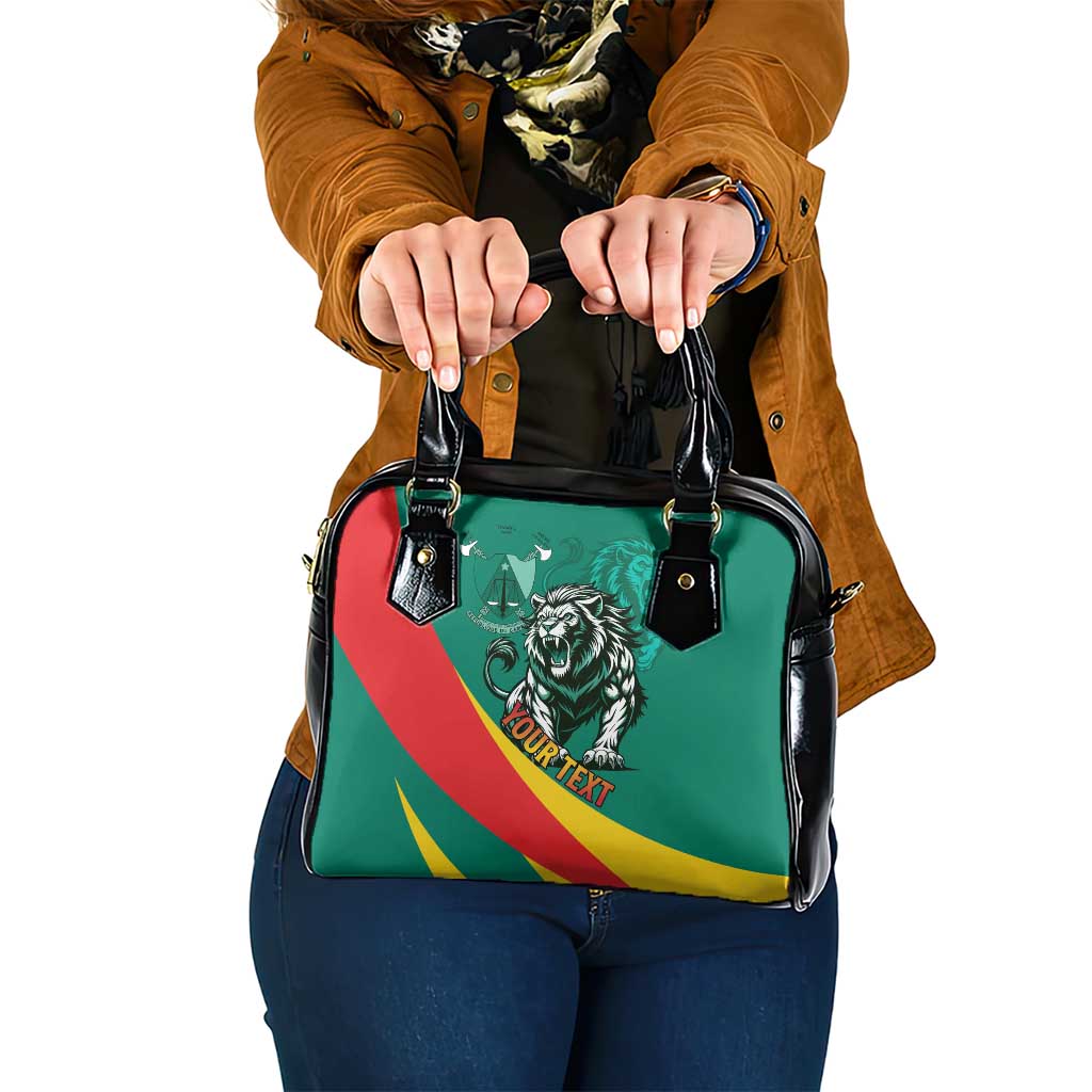 Personalised Happy Cameroon National Day Shoulder Handbag May 20 Cameroun