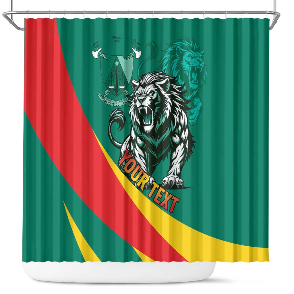 Personalised Happy Cameroon National Day Shower Curtain May 20 Cameroun