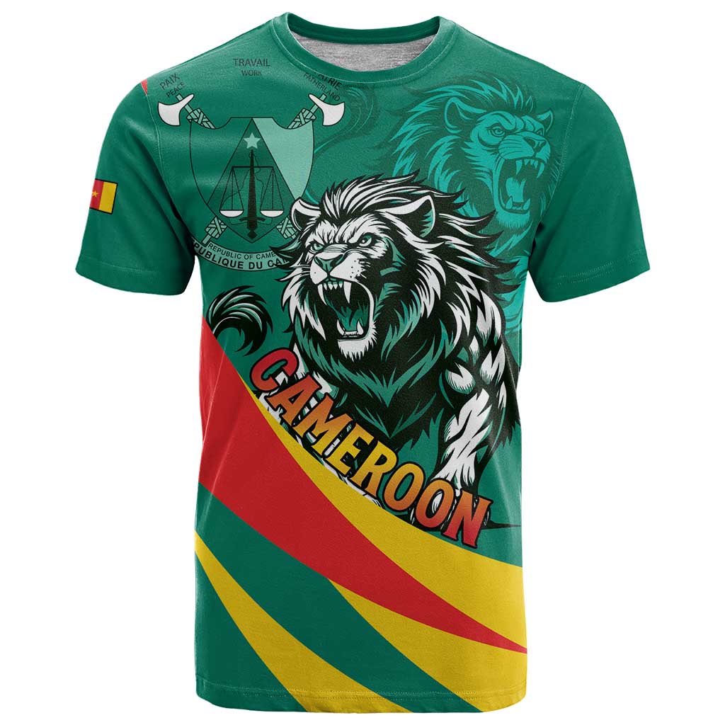 Personalised Happy Cameroon National Day T Shirt May 20 Cameroun