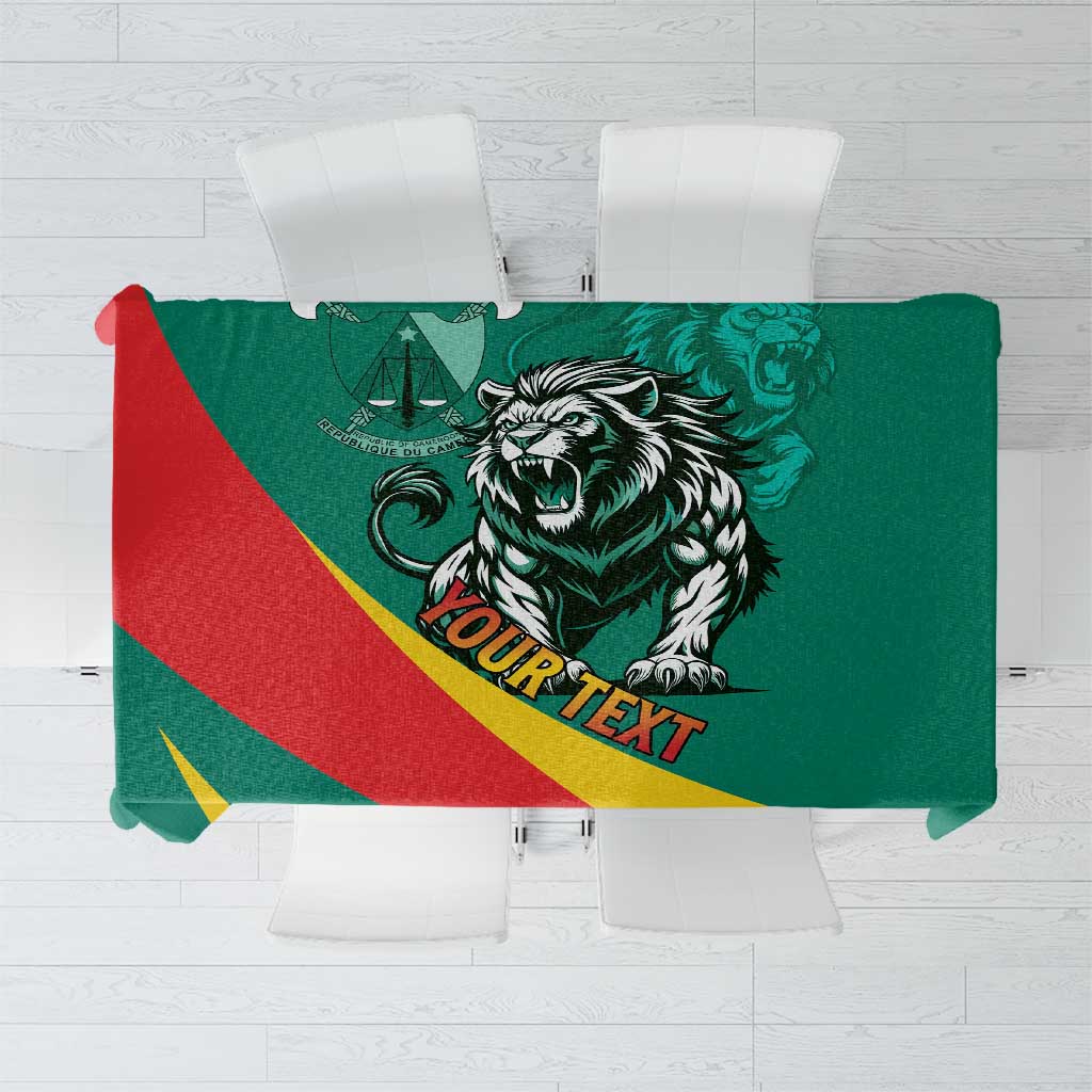 Personalised Happy Cameroon National Day Tablecloth May 20 Cameroun