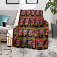 Cameroon Traditional Toghu Pattern Blanket