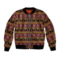 Cameroon Traditional Toghu Pattern Bomber Jacket
