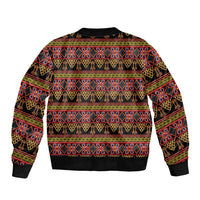Cameroon Traditional Toghu Pattern Bomber Jacket