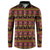 Cameroon Traditional Toghu Pattern Button Sweatshirt